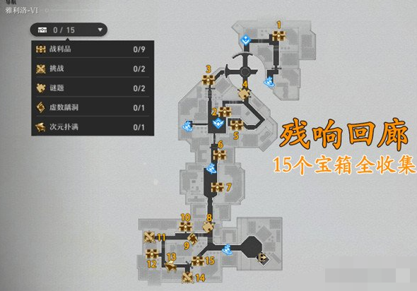崩坏星穹铁道残响回廊宝箱在哪 15个宝箱全收集位置攻略