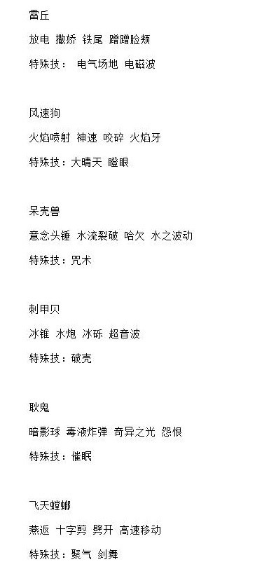 《宝可梦朱紫》5星太晶战全BOSS技能表